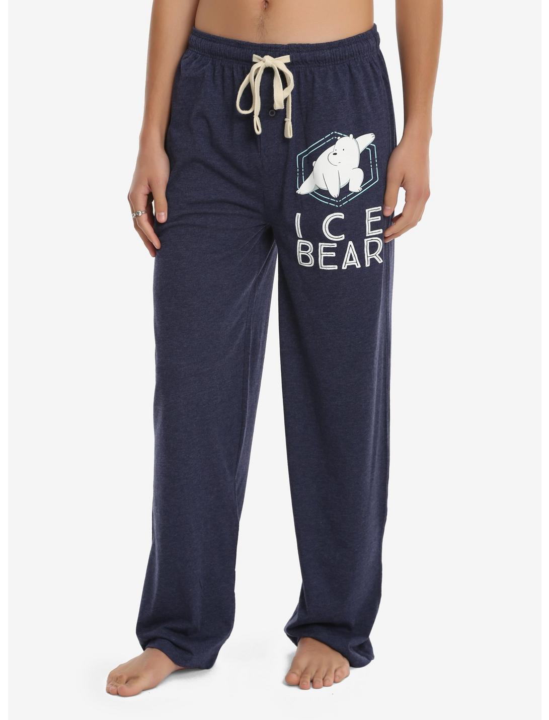 We Bare Bears Ice Bear Guys Pajama Pants, NAVY, hi-res