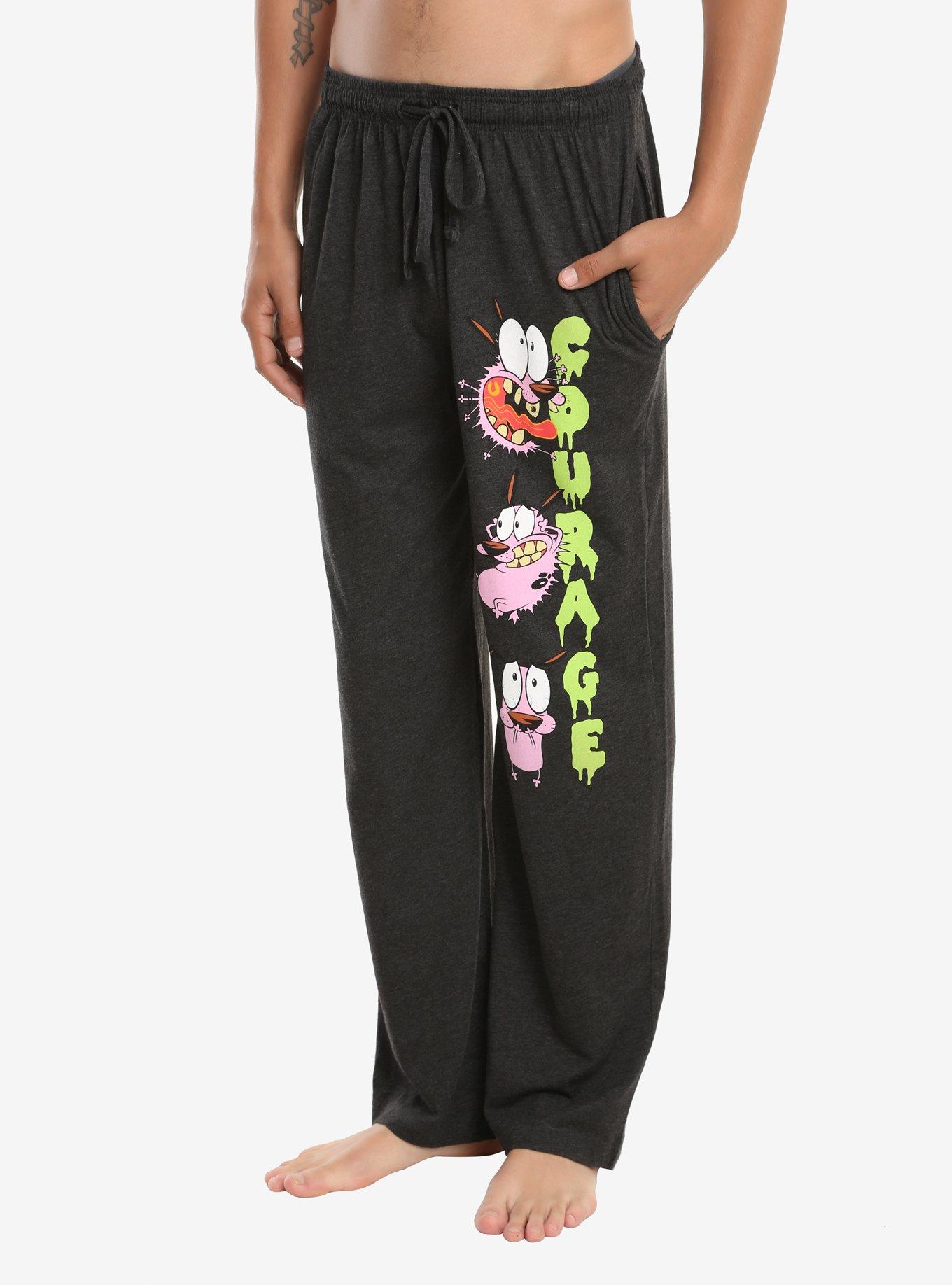 Courage The Cowardly Dog Guys Pajama Pants, GRAPHITE, hi-res