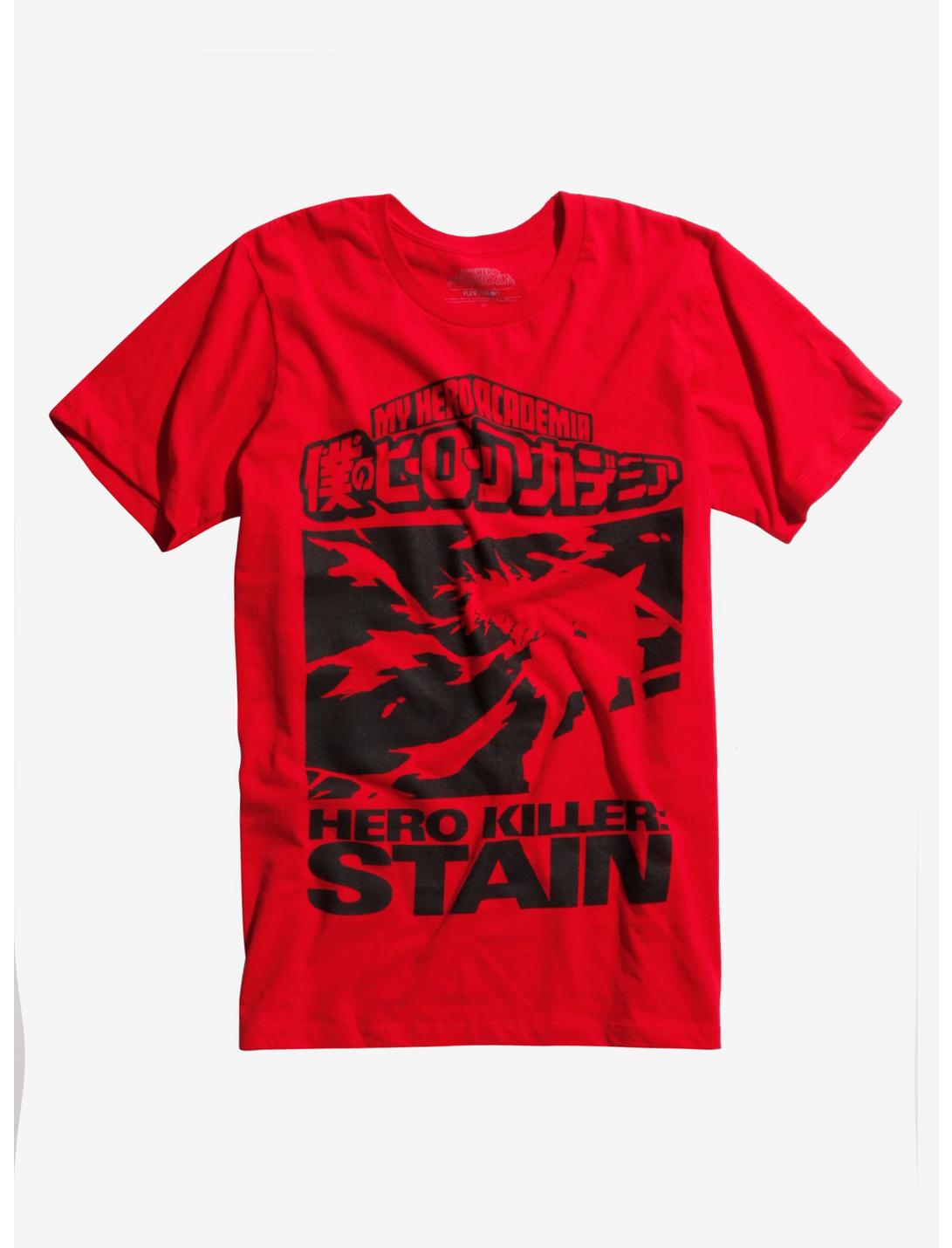 My Hero Academia Hero Killer Stain T-Shirt, RED, hi-res