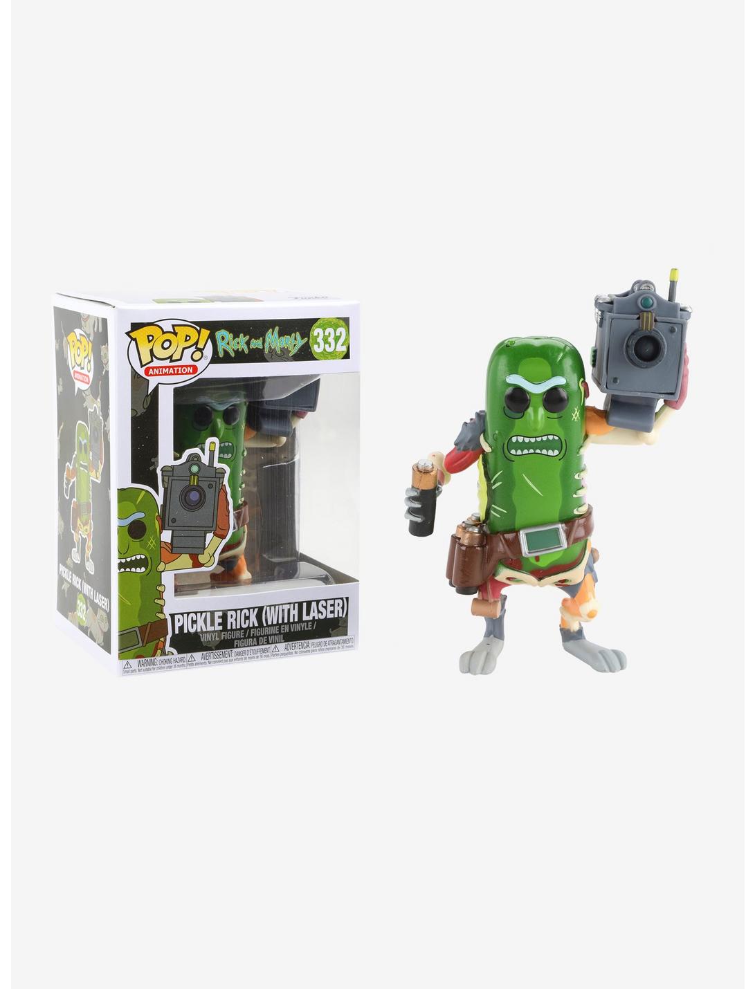 Funko Pop! Rick And Morty Pickle Rick (With Laser) Vinyl Figure, , hi-res