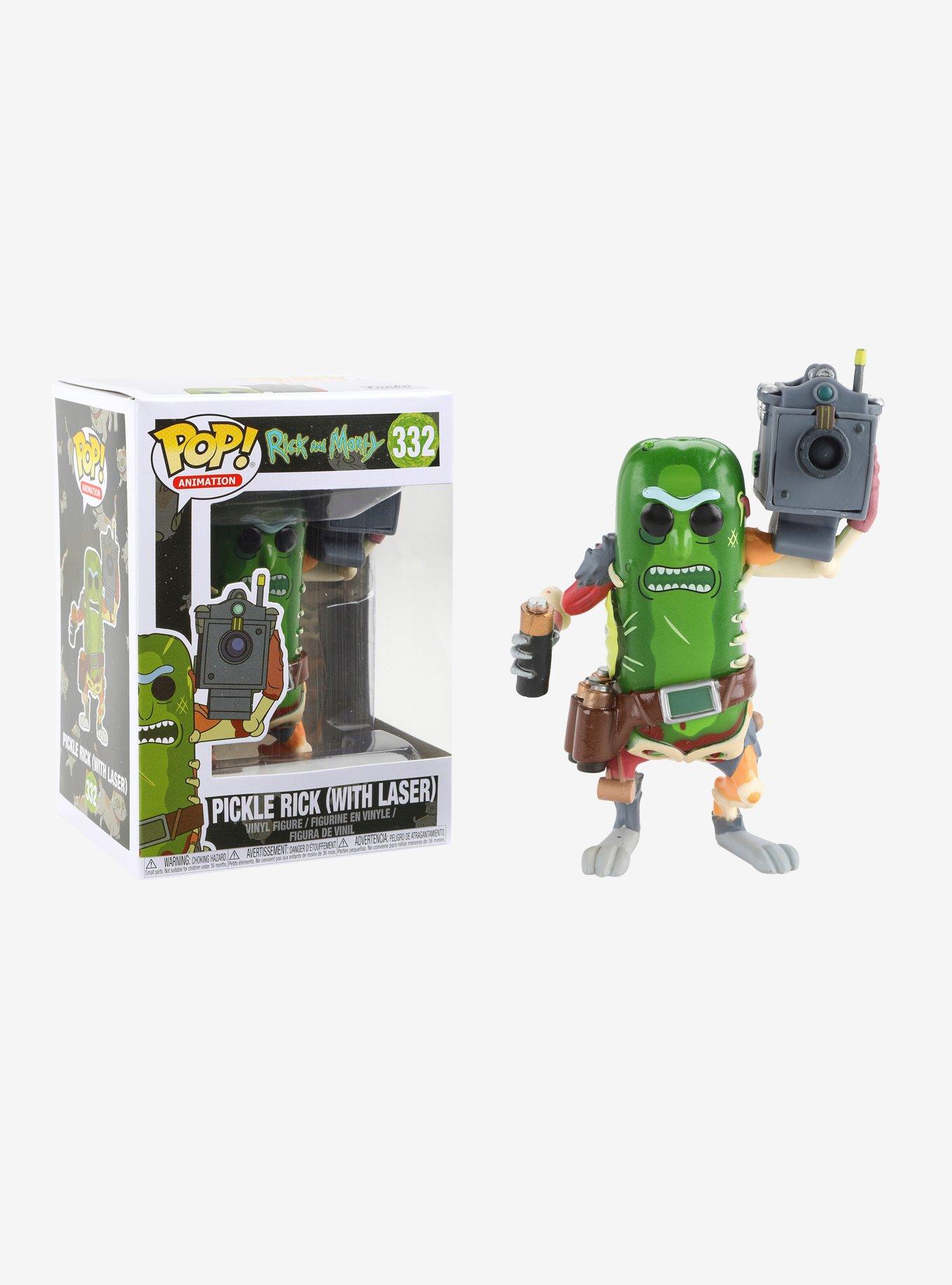 Funko Pop! Rick And Morty Pickle Rick (With Laser) Vinyl Figure, , hi-res