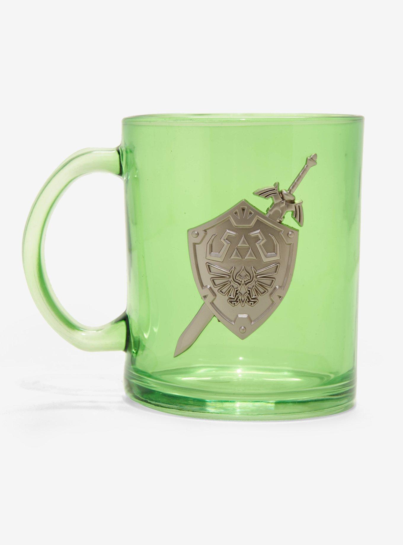 Nintendo The Legend Of Zelda Glass Mug - BoxLunch Exclusive, , hi-res