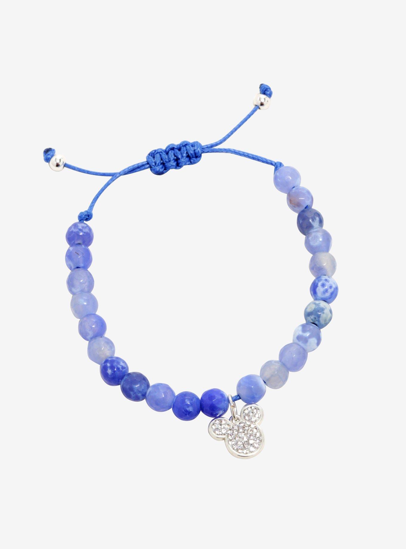 Disney Mickey Mouse Sodalite Charm Bracelet, , hi-res