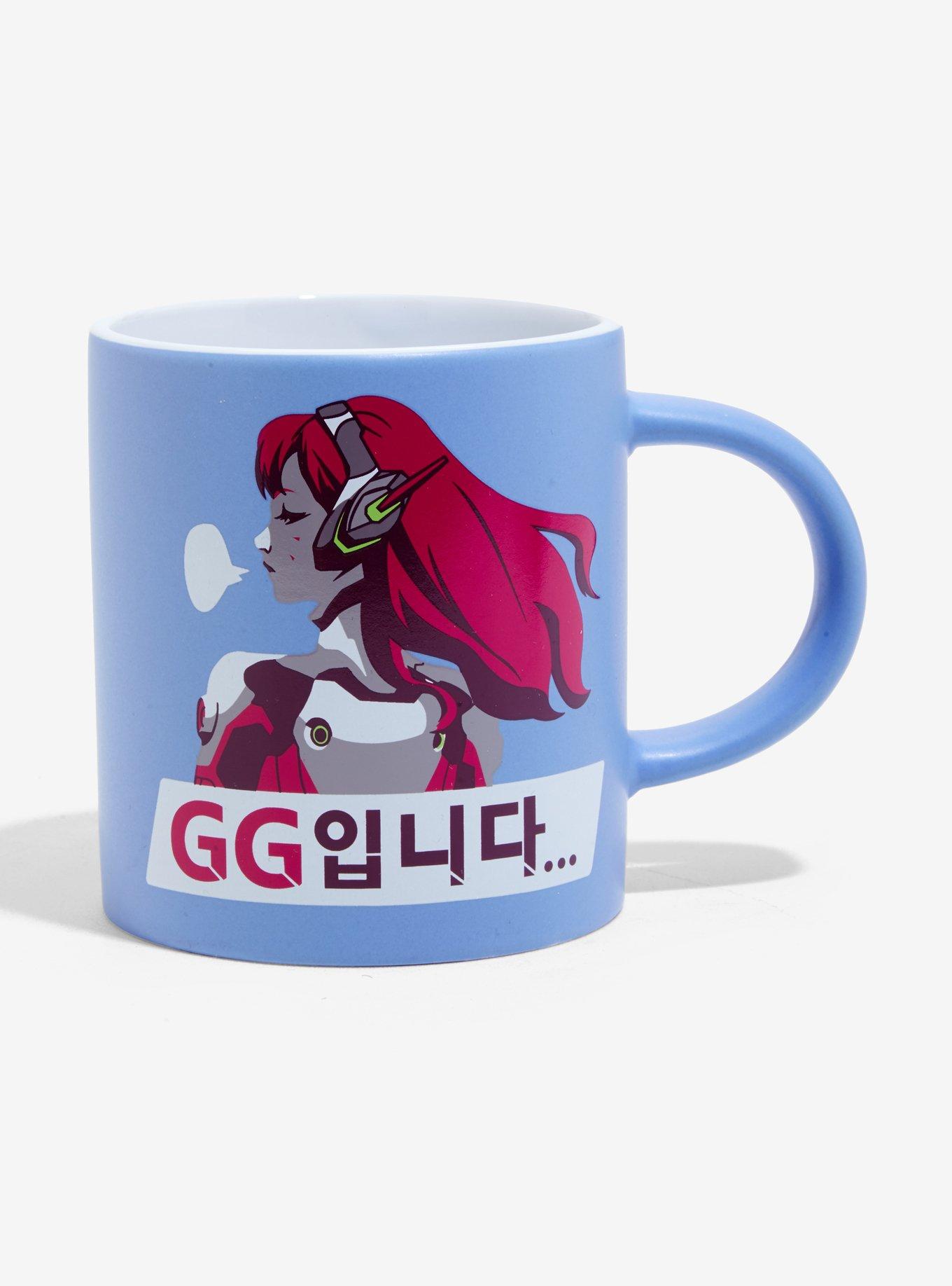Overwatch D.Va GG Spray Ceramic Mug, , hi-res