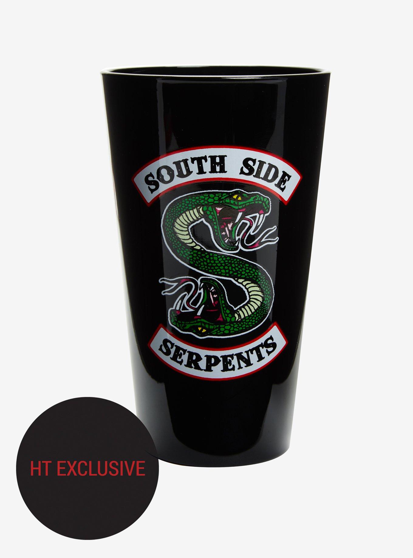 Riverdale Southside Serpents Pint Glass Hot Topic Exclusive, , hi-res