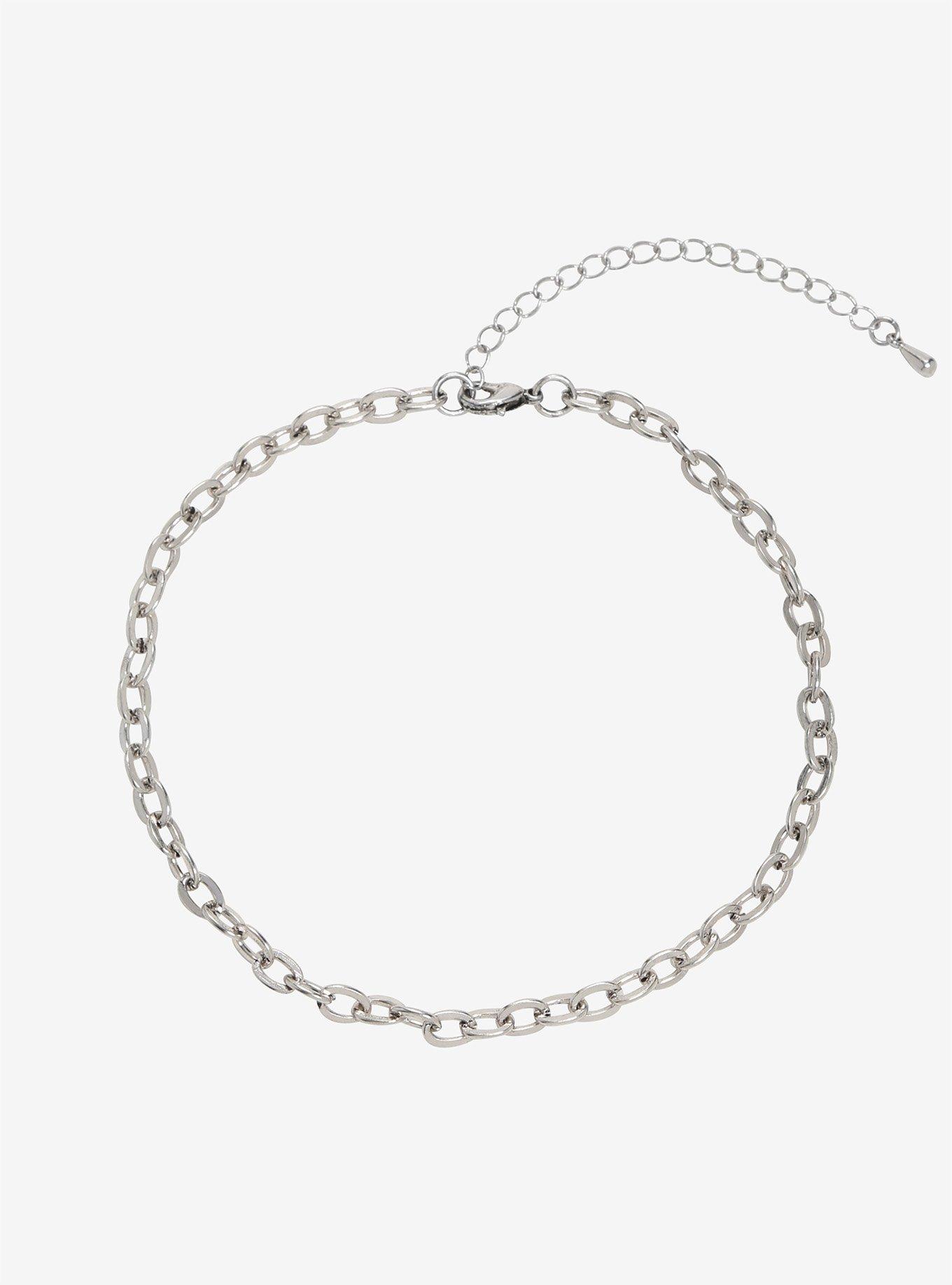 Blackheart Dainty Chain Choker, , hi-res