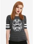 Star Wars Henna Stormtrooper Girls Athletic T-Shirt, BLACK, hi-res
