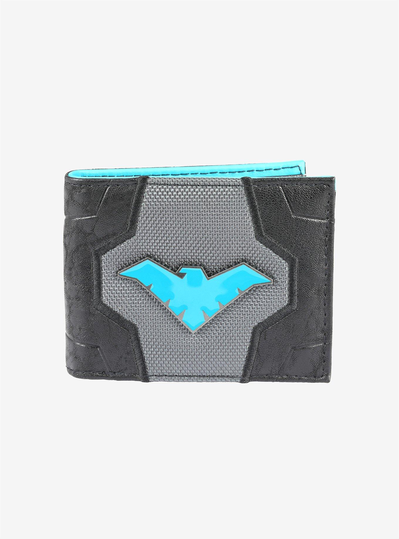 totalmente Nuevo Oficial DC COMICS BATMAN Nightwing símbolo Negro Bi-fold Wallet 