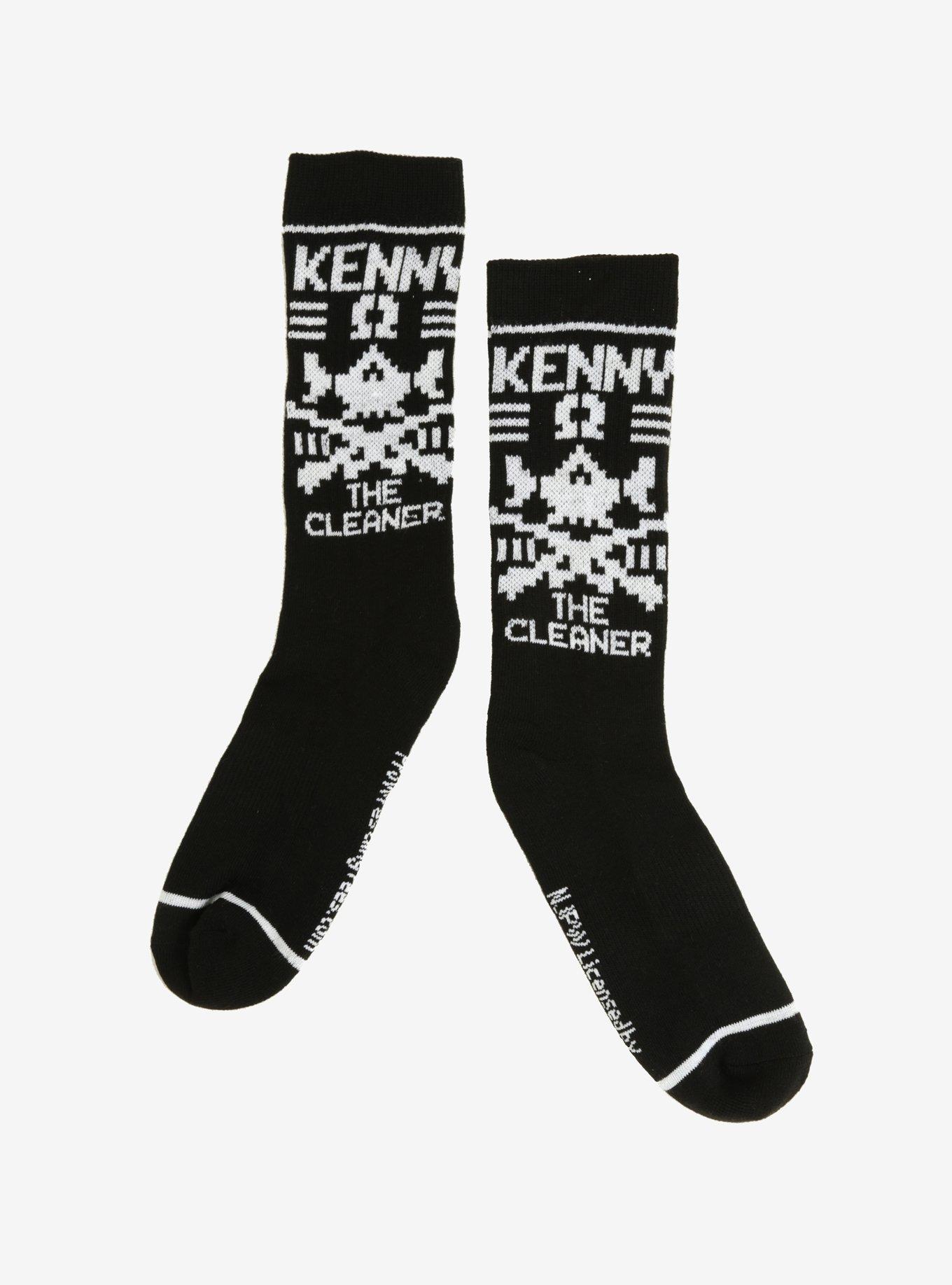 New Japan Pro-Wrestling Bullet Club Kenny The Cleaner Omega Crew Socks, , hi-res