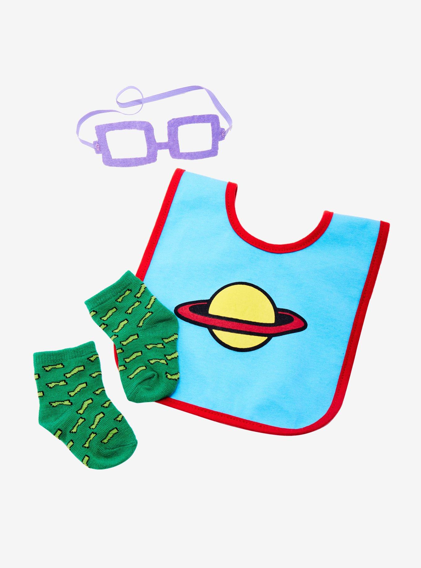 Rugrats Chuckie Bib Set, , hi-res