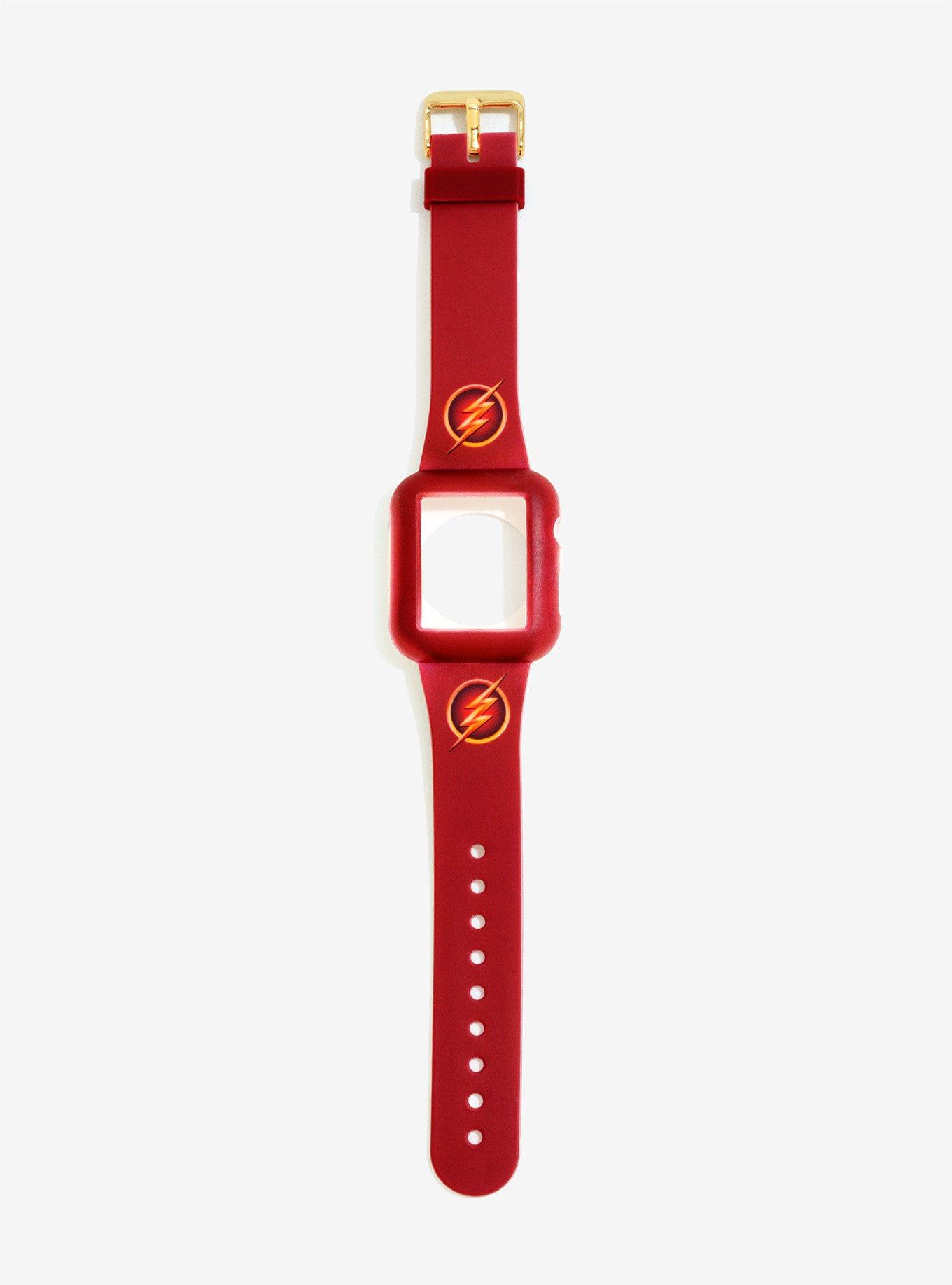 DC Comics The Flash Silicone 42mm Smart Watch Case, , hi-res