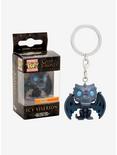 Funko Pocket Pop! Game Of Thrones Icy Viserion Key Chain - BoxLunch Exclusive, , hi-res