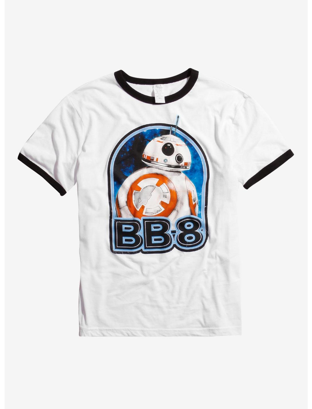 Star Wars: The Last Jedi BB-8 Ringer T-Shirt, WHITE, hi-res