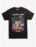 Star Wars The Empire Strikes Back International Poster T-Shirt, BLACK, hi-res