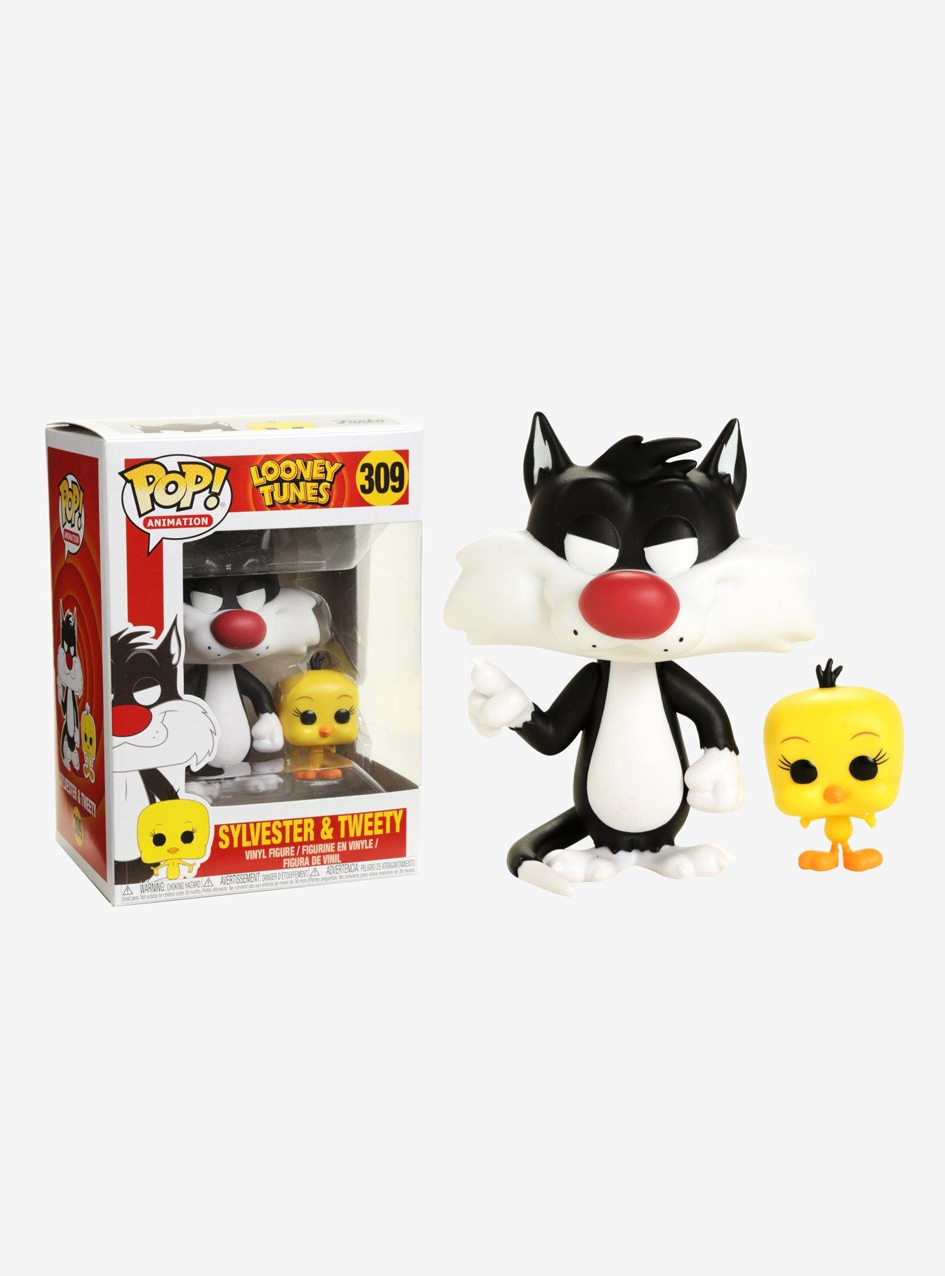 Funko Looney Tunes Pop! Animation Sylvester & Tweety Vinyl Figures ...