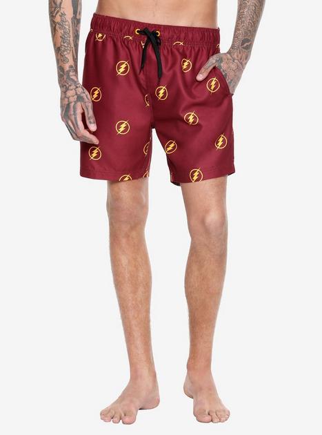 DC Comics The Flash Swim Trunks | Hot Topic