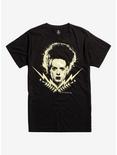 Rock Rebel Bride Of Frankenstein Bolts T-Shirt, BLACK, hi-res