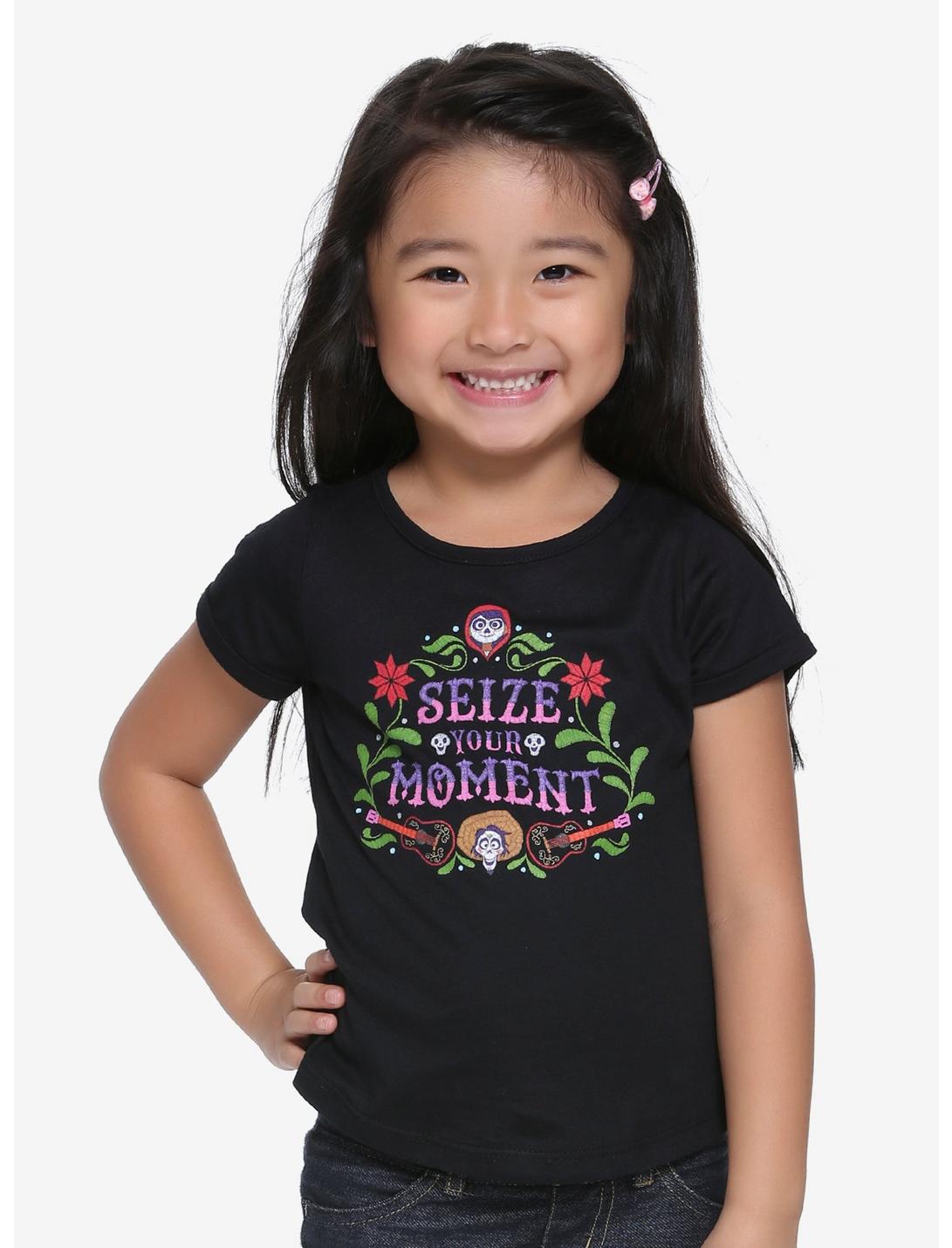 Disney Pixar Coco Seize Your Moment Toddler Tee - BoxLunch Exclusive, BLACK, hi-res