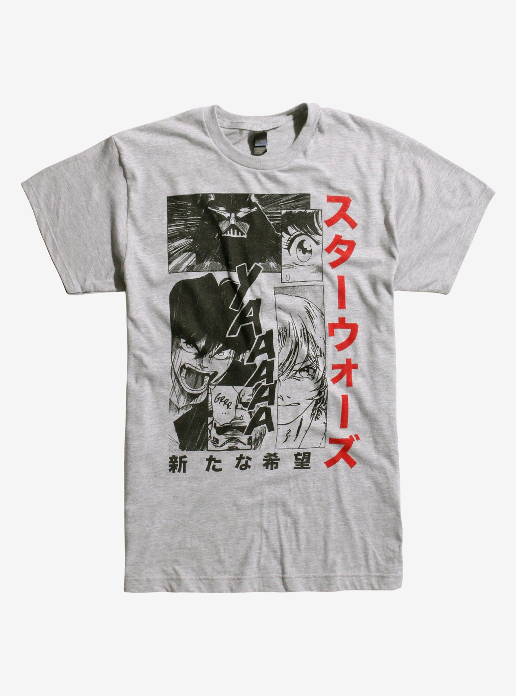 Star Wars Manga T-Shirt, BLACK, hi-res