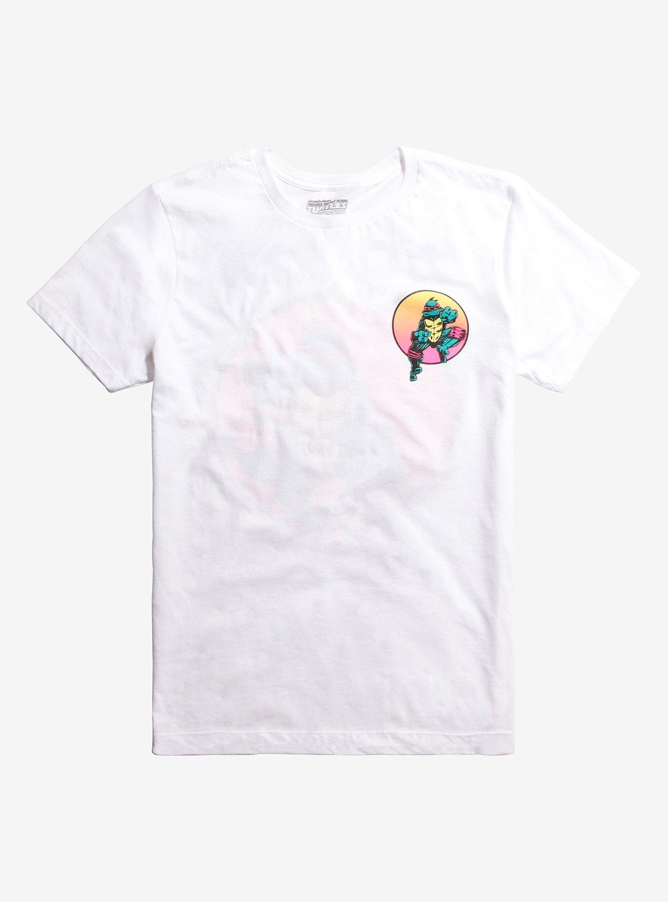 Teenage Mutant Ninja Turtles Neon Kanji T-Shirt, WHITE, hi-res
