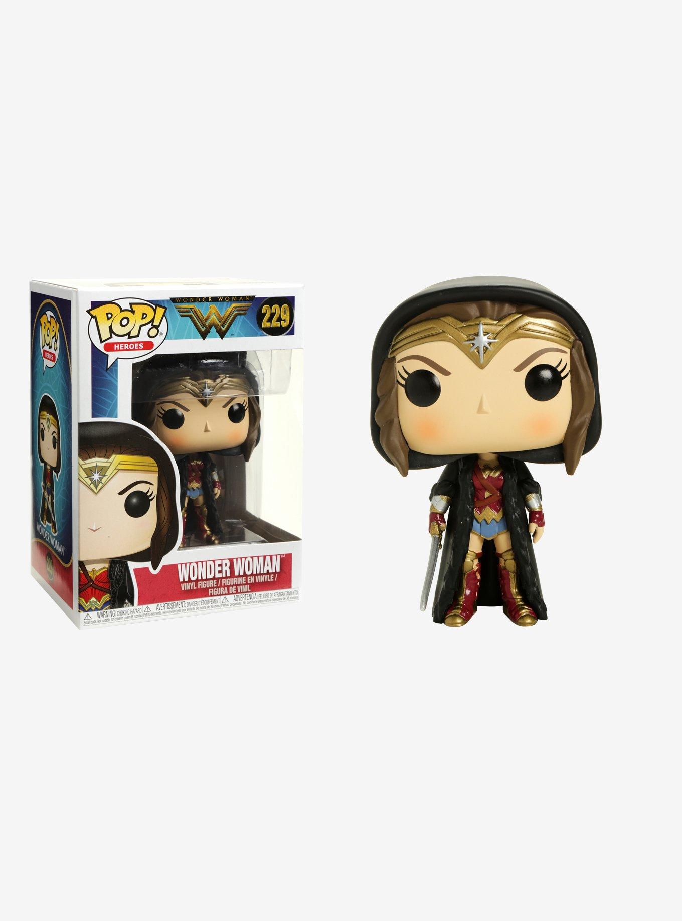 DC Comics Wonder Woman Pop! Heroes Wonder Woman (Cloak) Vinyl Figure, , hi-res