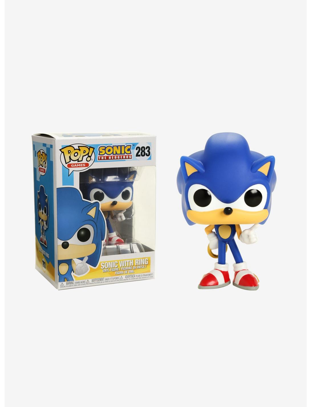 Funko Sonic The Hedgehog Pop! Games Sonic With Ring Vinyl Figure, , hi-res