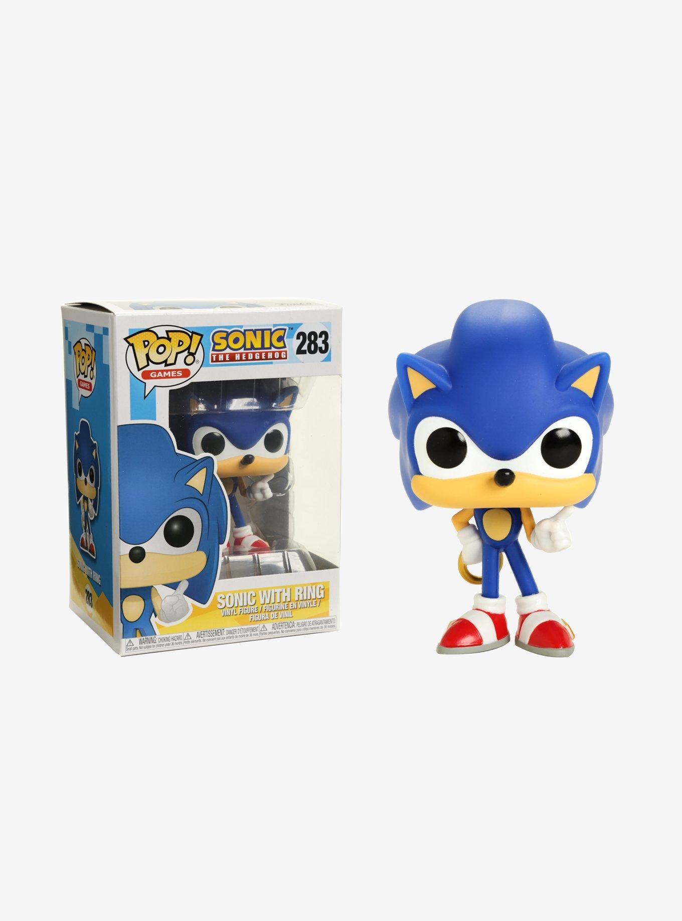 Funko Sonic The Hedgehog Pop! Games Sonic With Ring Vinyl Figure, , hi-res