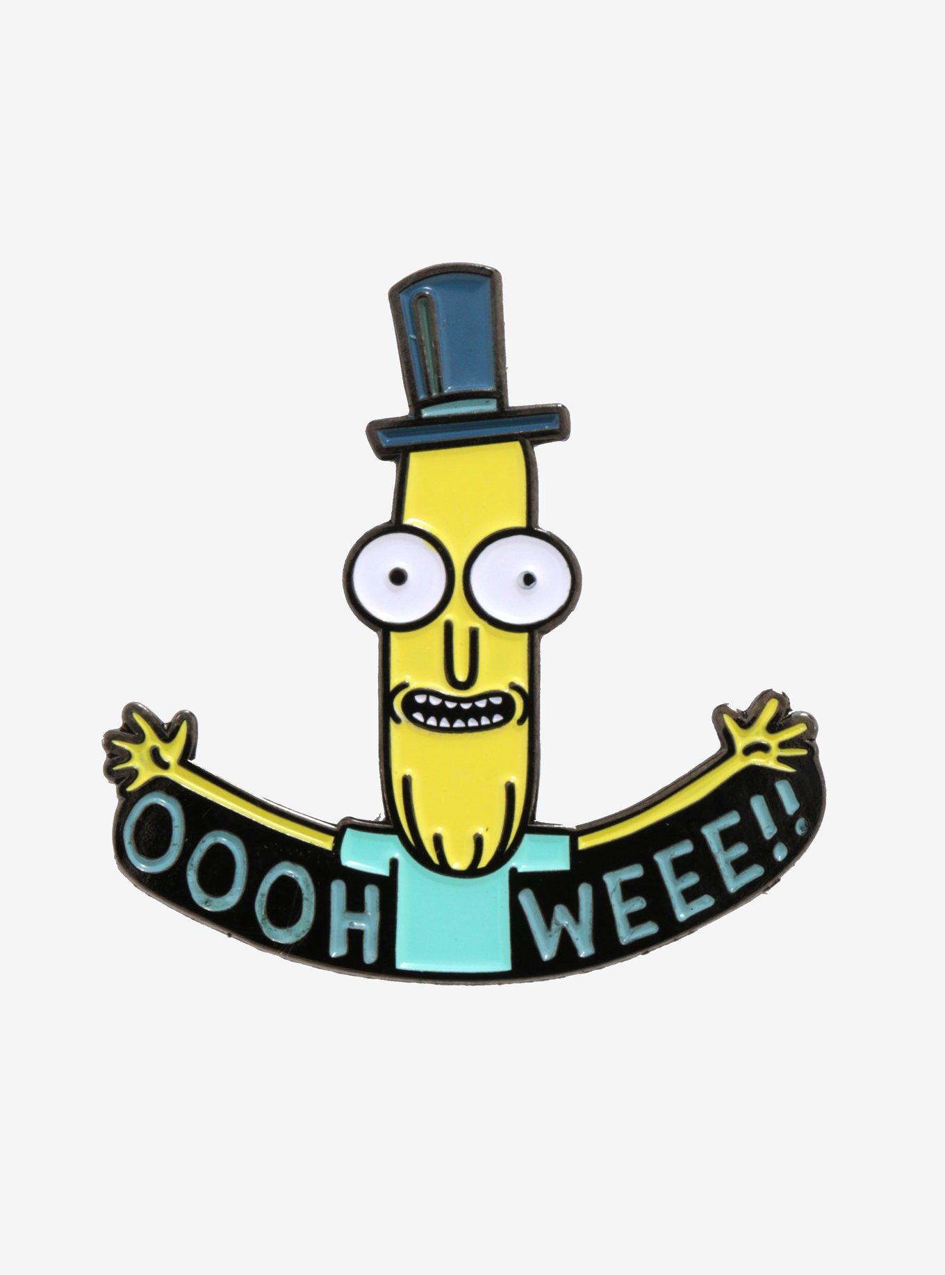 Rick And Morty Mr. Poopy Butthole Enamel Pin, , hi-res
