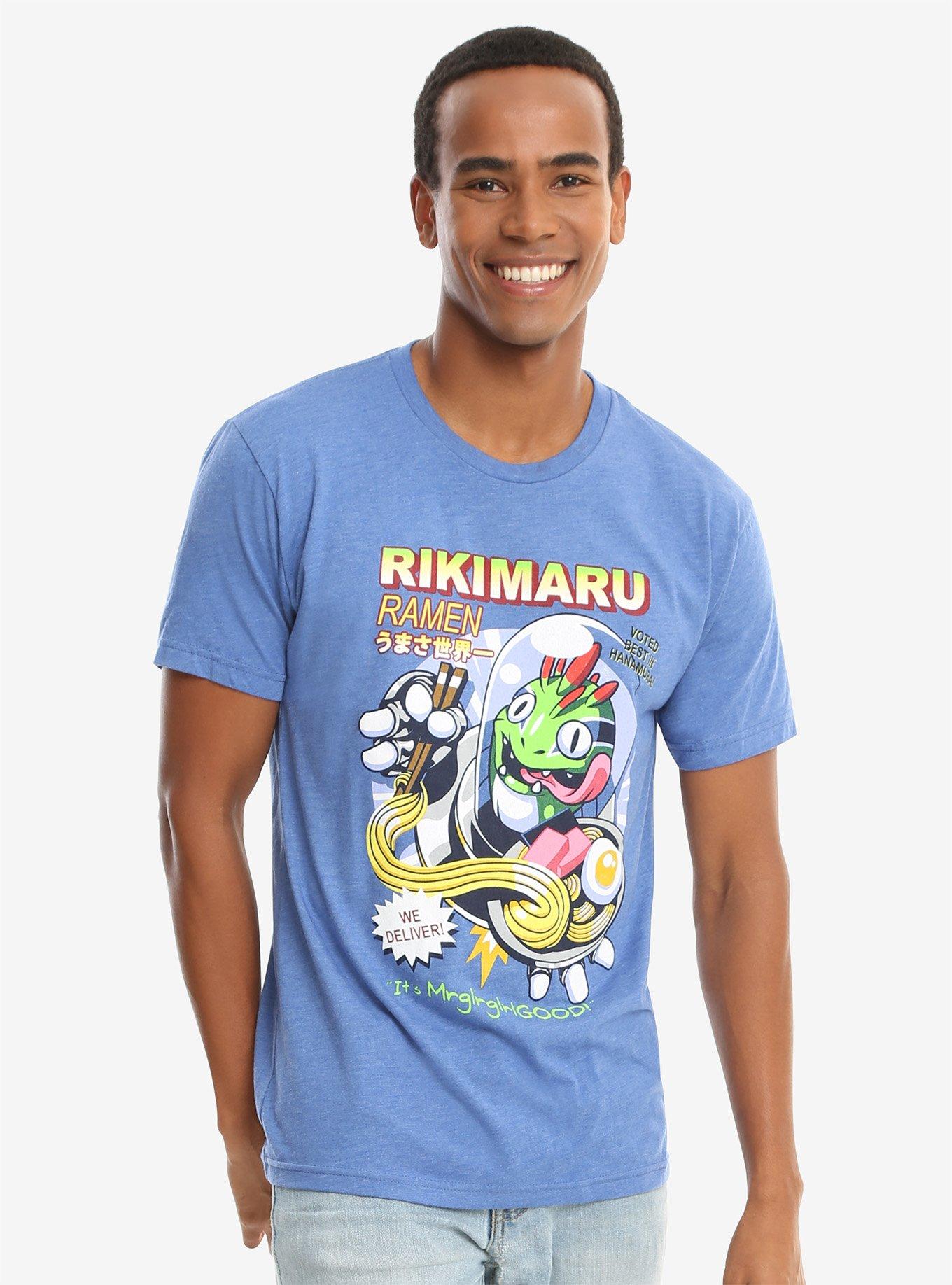 Overwatch Rikimaru Ramen T-Shirt, BLUE, hi-res