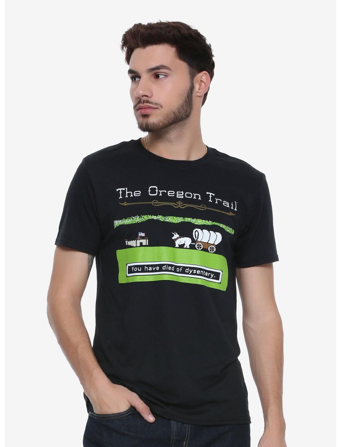 The Oregon Trail Dysentary T-Shirt, BLACK, hi-res
