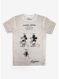 Disney Mickey Mouse Patent T-Shirt - BoxLunch Exclusive, GREY, hi-res