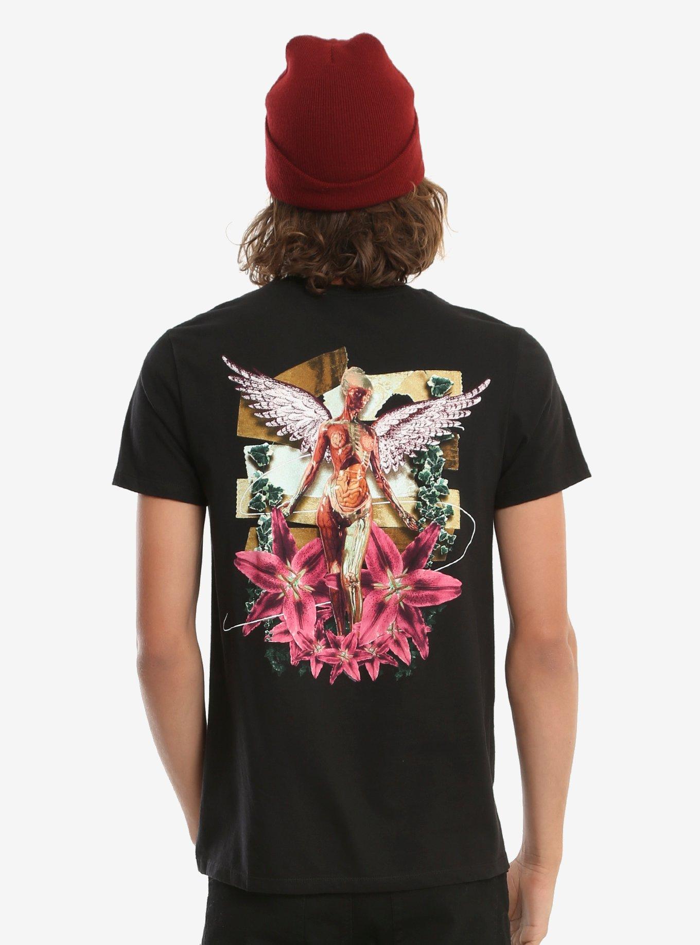 Nirvana t shirt hot topic best sale