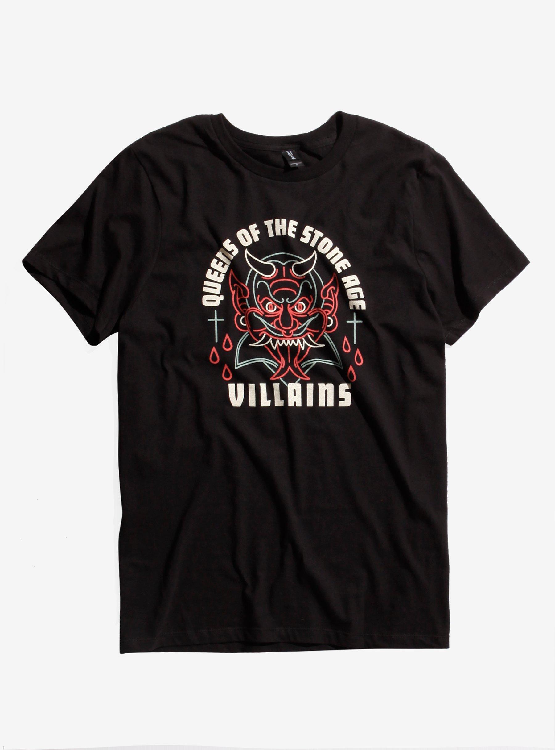 Queens Of The Stone Age Villains T-Shirt, BLACK, hi-res