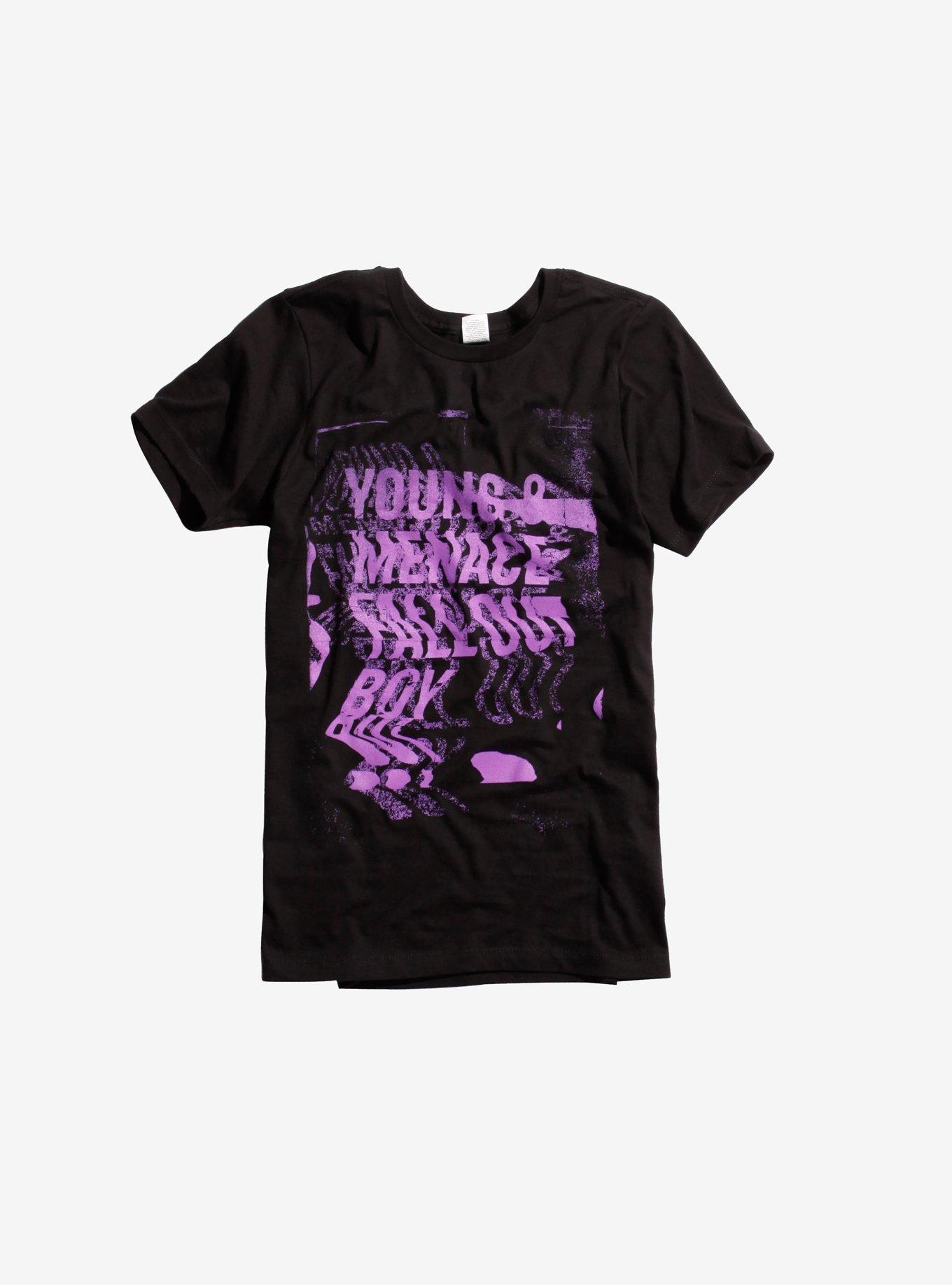 Fall Out Boy Young And Menace Distorted T-Shirt, BLACK, hi-res
