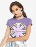Red Hot Chili Peppers Purple Logo Girls T-Shirt, PURPLE, hi-res