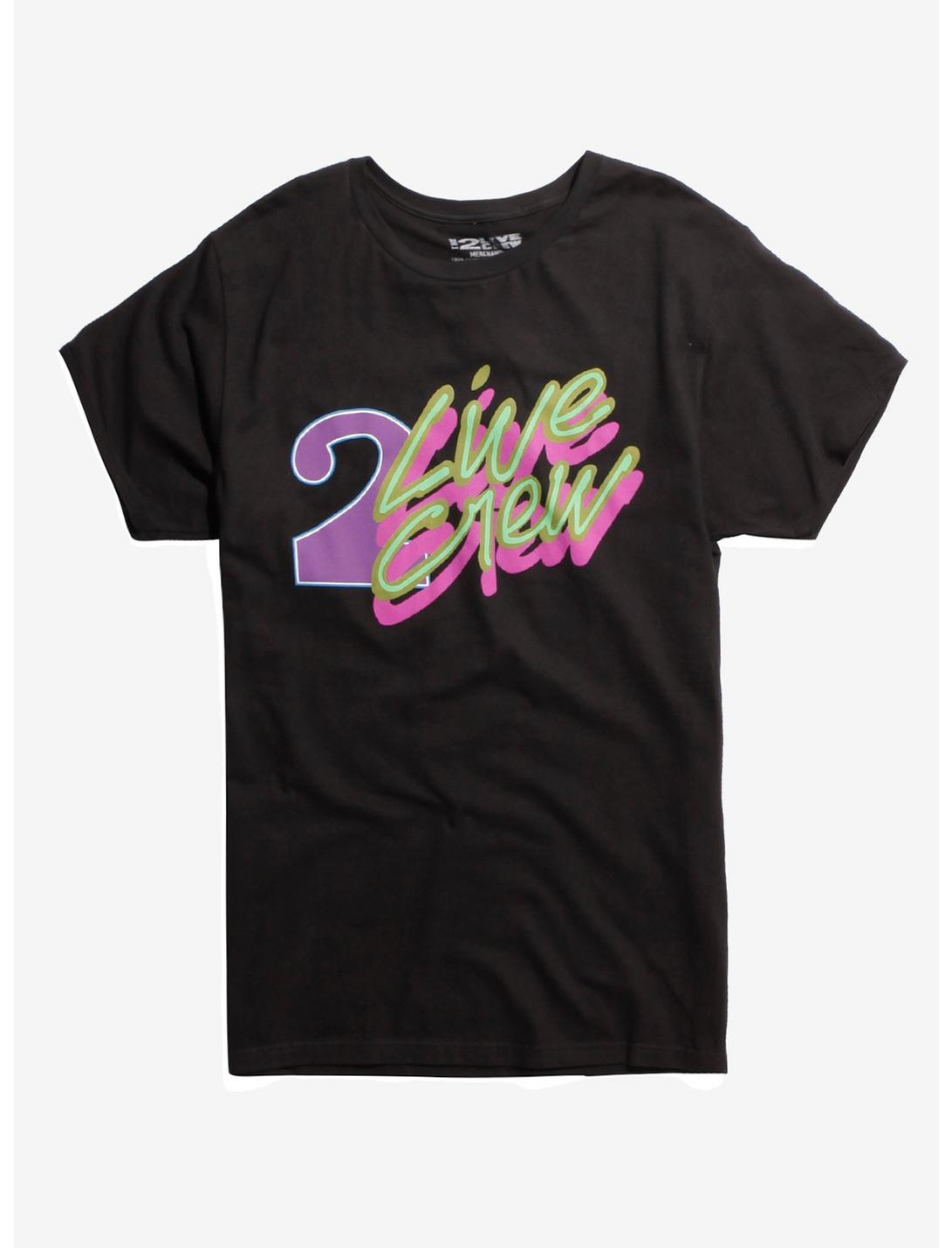 2 Live Crew Neon Logo T-Shirt, BLACK, hi-res