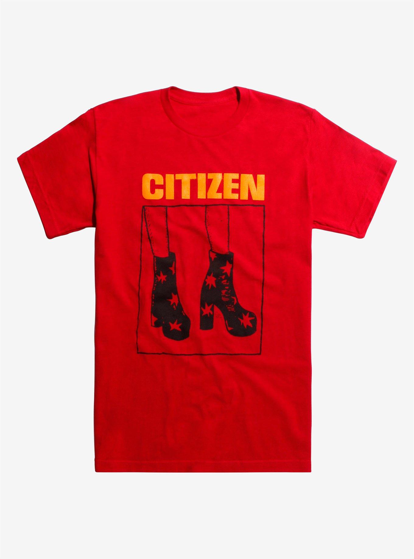 Citizen Boots T-Shirt, RED, hi-res