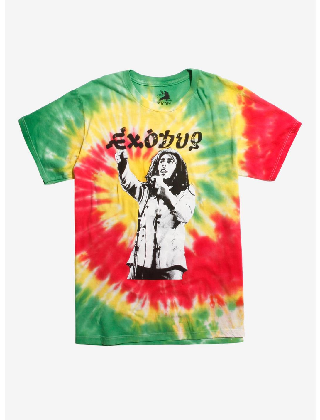 Bob Marley Exodus World Tour Tie Dye T-Shirt, MULTI, hi-res