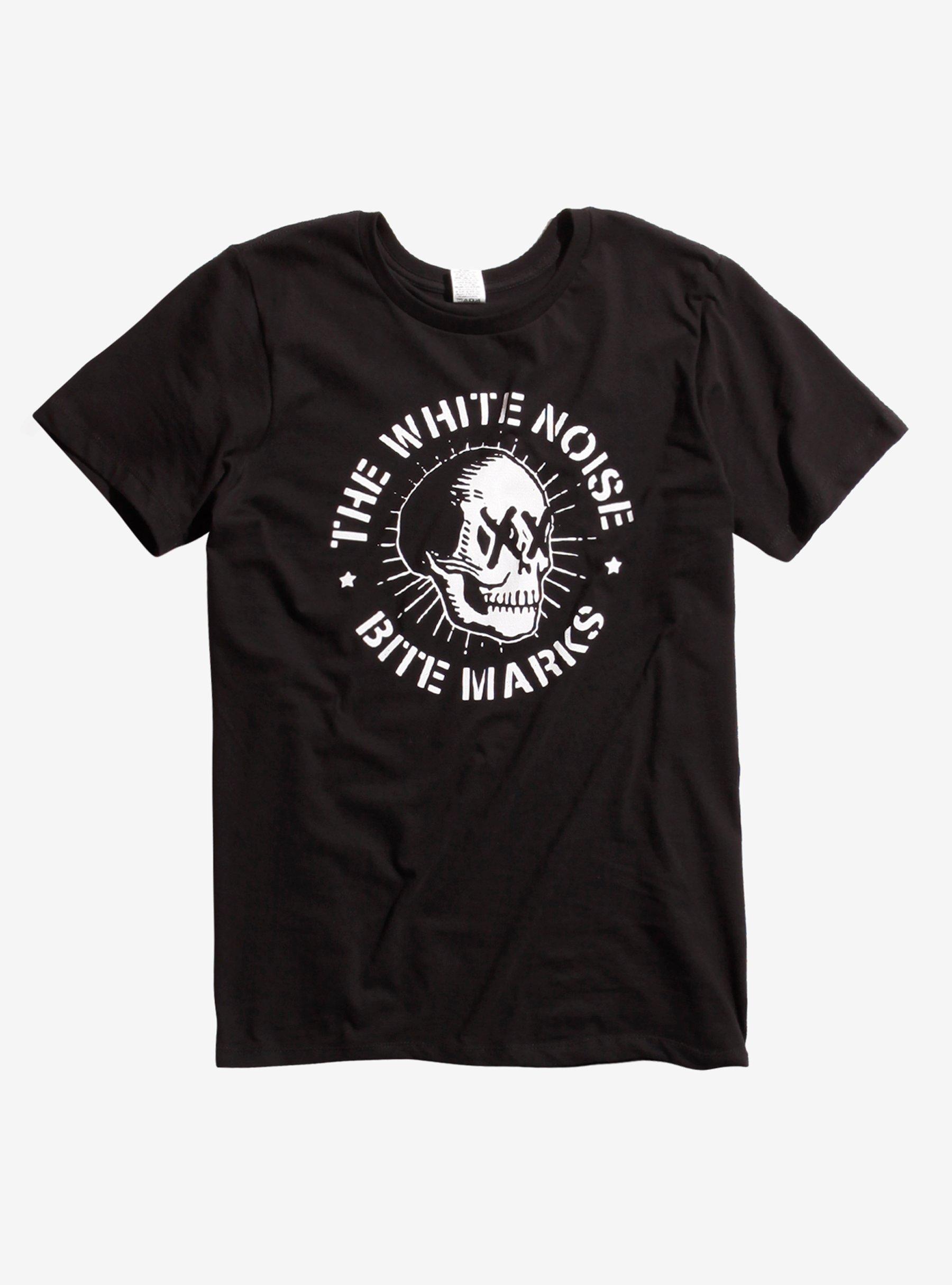 The White Noise Bite Marks T-Shirt, BLACK, hi-res