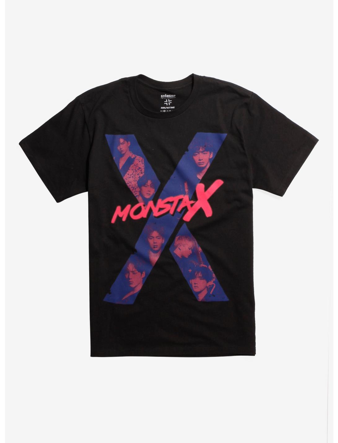 Monsta X Photo X T-Shirt, BLACK, hi-res