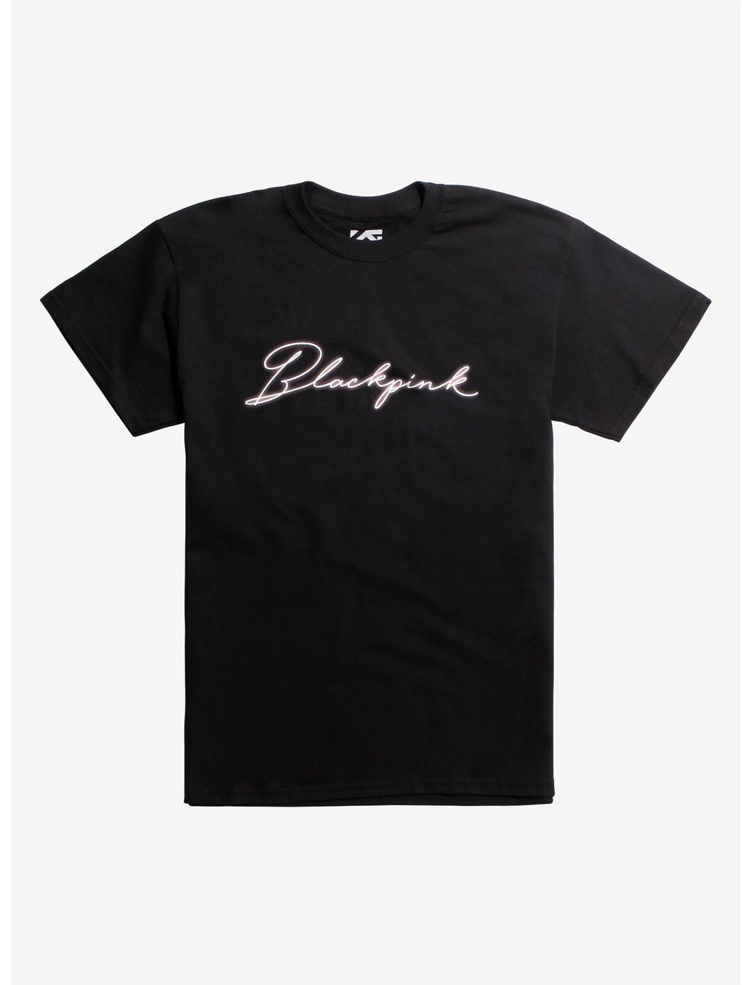 BLACKPINK Neon Logo T-Shirt, BLACK, hi-res