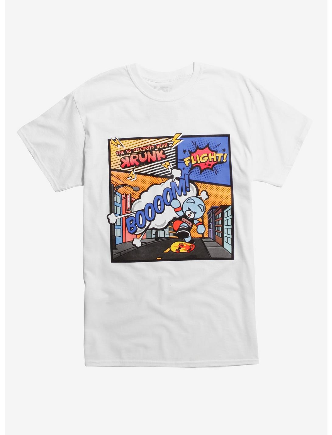 Krunk Comic Strip T-Shirt, WHITE, hi-res