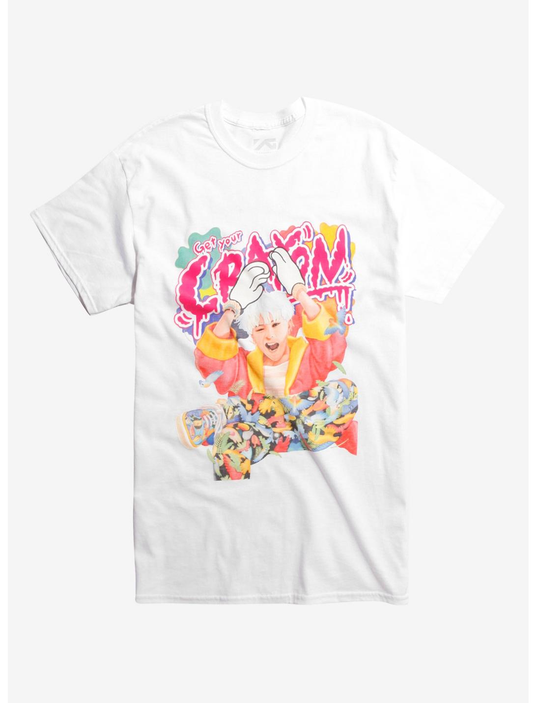 G-Dragon Get Your Crayon T-Shirt, WHITE, hi-res