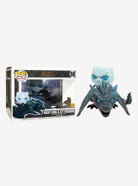 Funko Game Of Thrones Pop! Rides Night King & Icy Viserion Glow