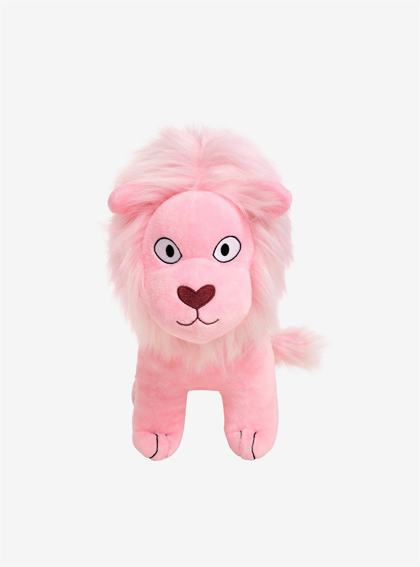 Pink lion shop stuffed animal