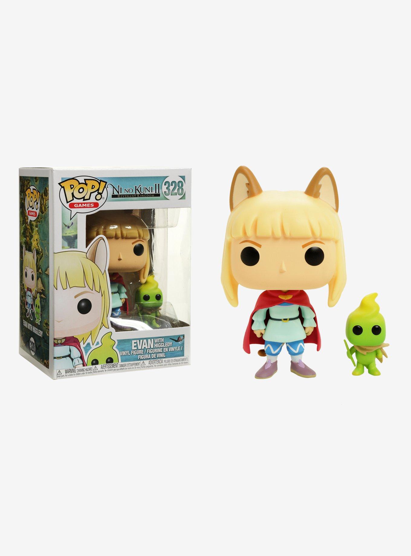 Funko Ni No Kuni II: Revenant Kingdom Pop! Games Evan With Higgledy Vinyl Figure, , hi-res