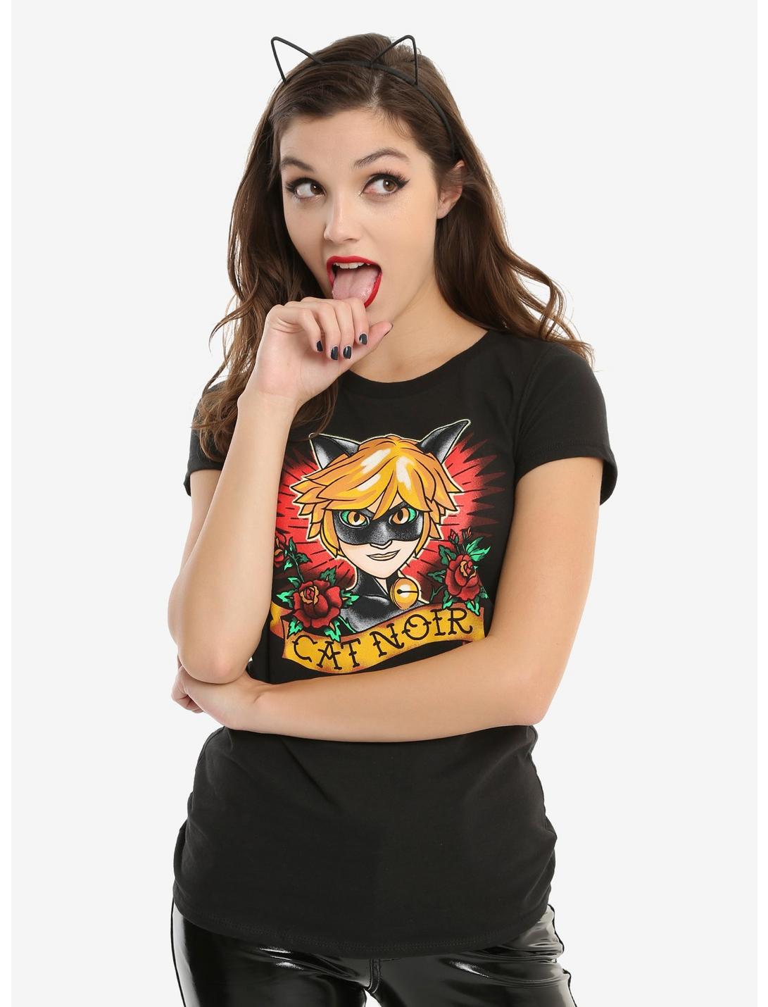 Fille 4714ES T-Shirts Miraculous LadyBug Cat Noir