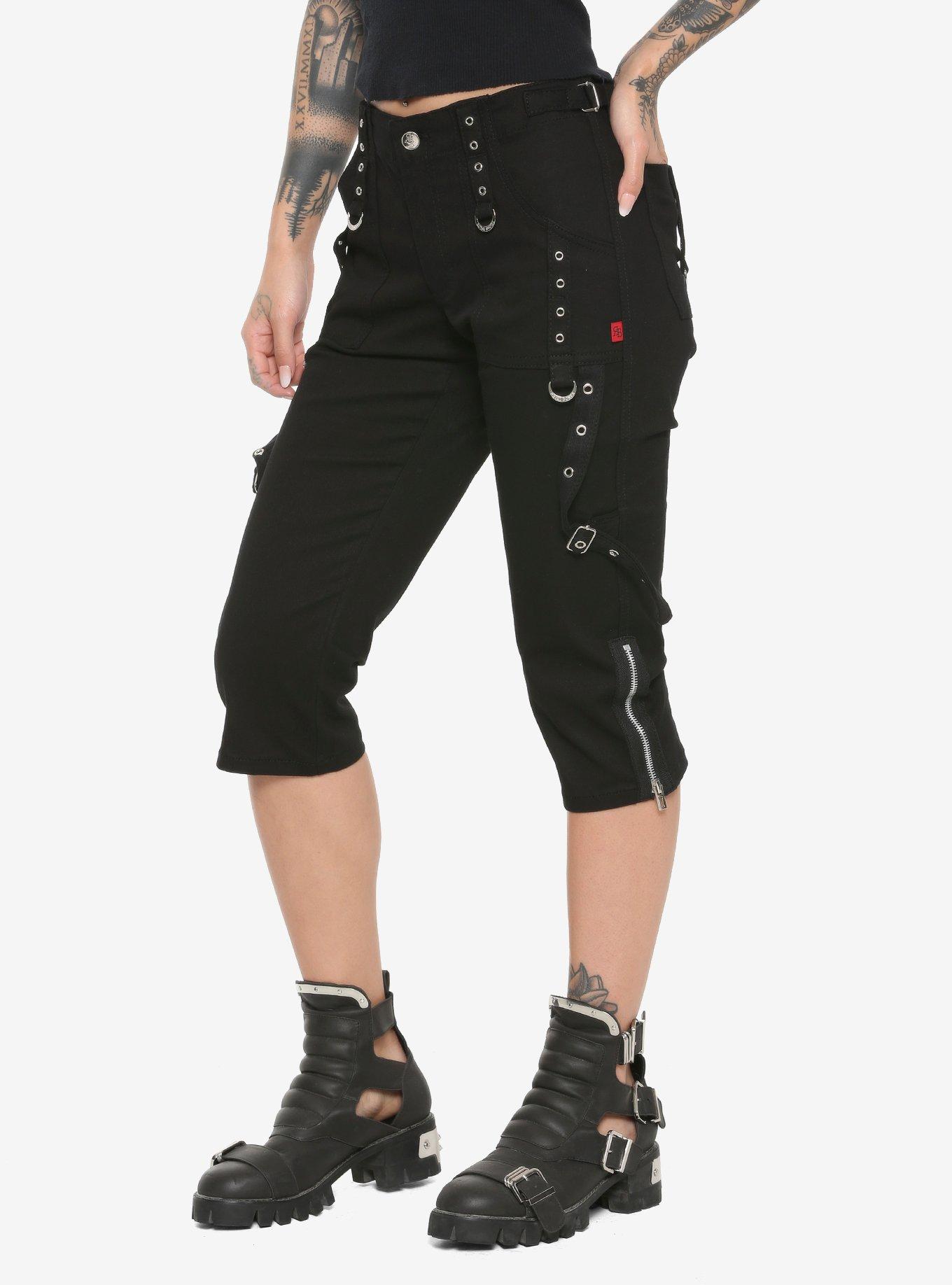 Hot Topic Black Cropped Pants for Women