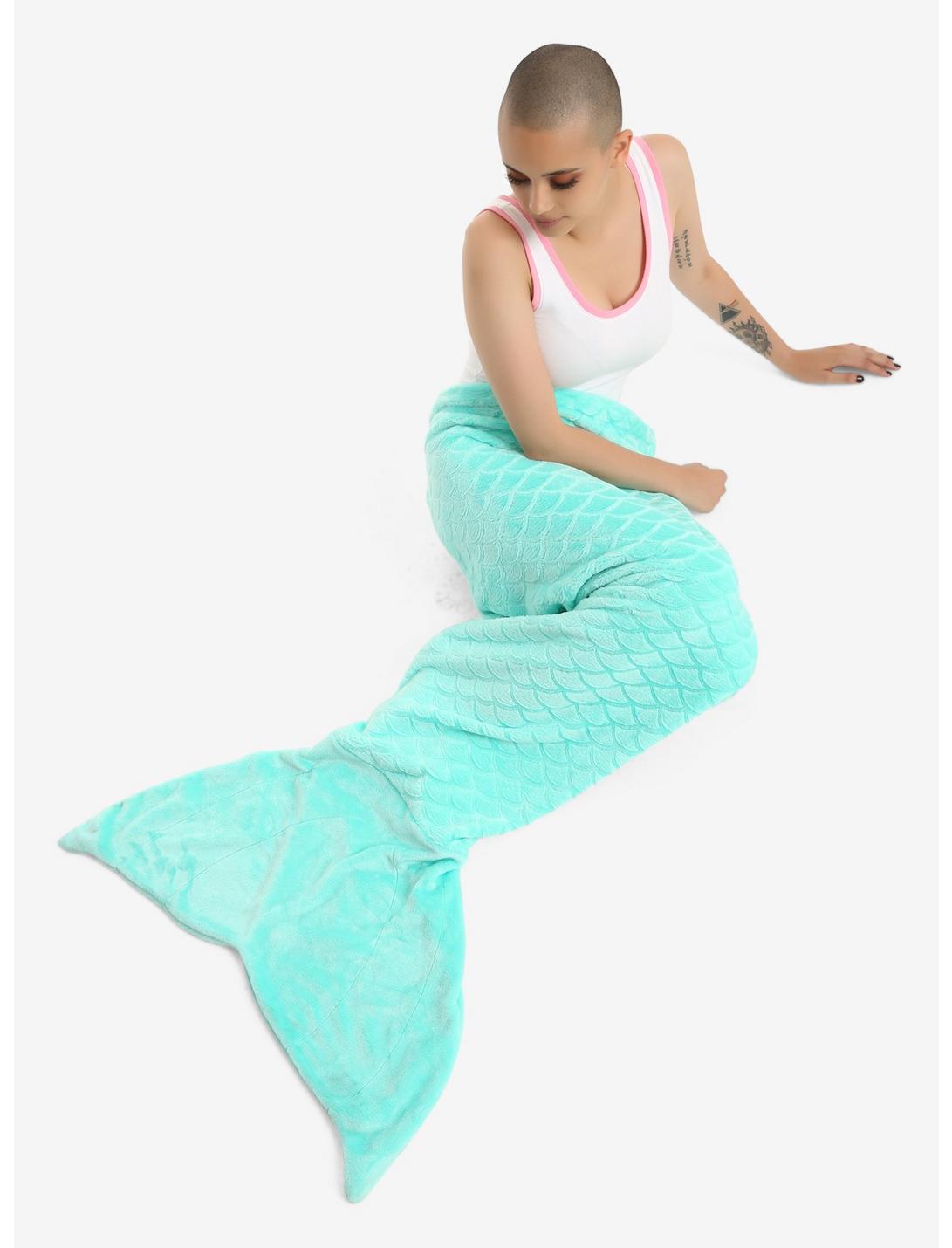 Mermaid Tail Throw Blanket, , hi-res