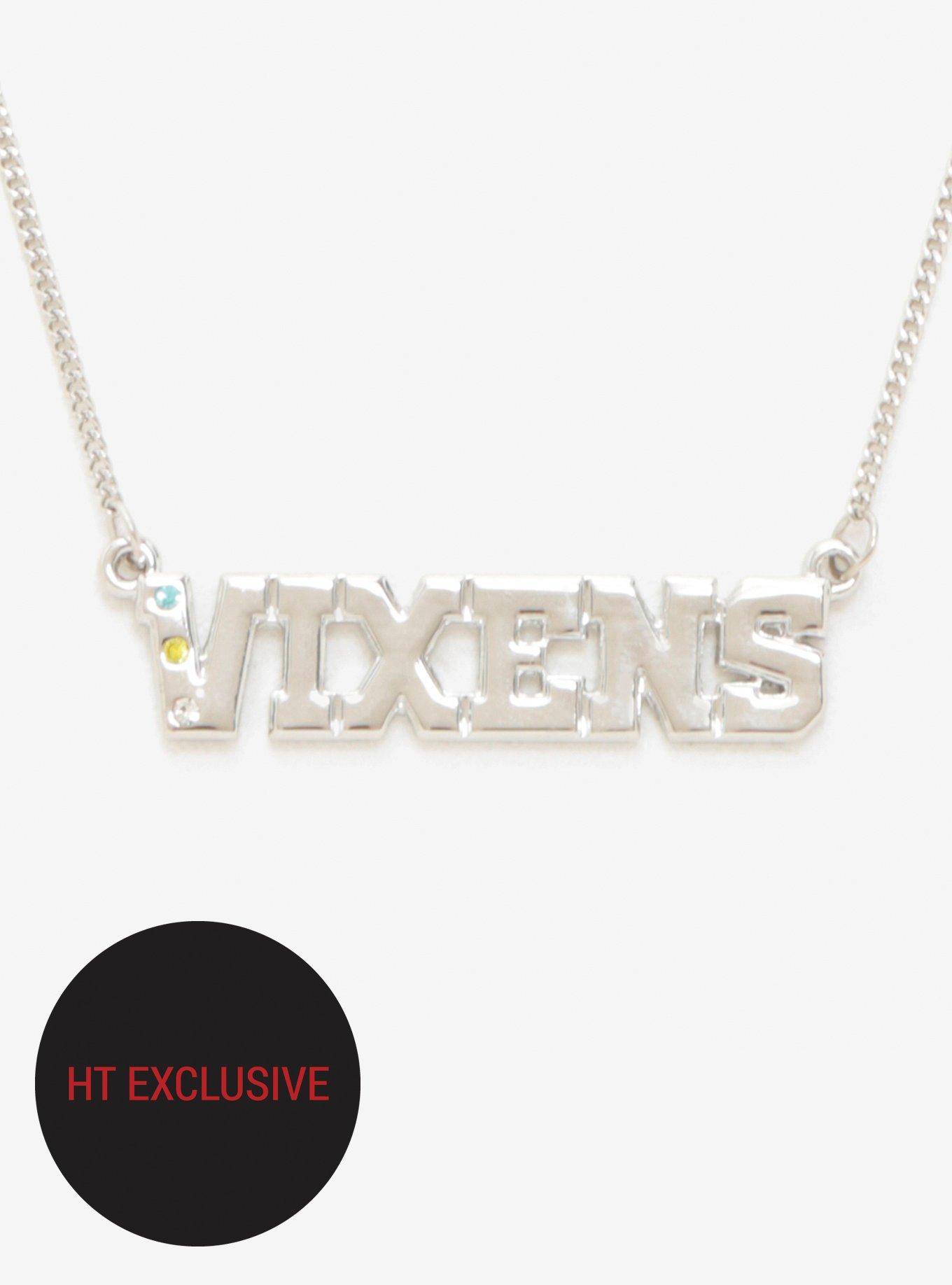 Riverdale Vixens Nameplate Necklace Hot Topic Exclusive, , hi-res